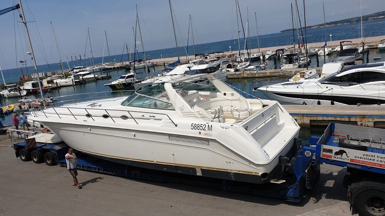 Transport jachtu Sea Ray 500 Sundancer